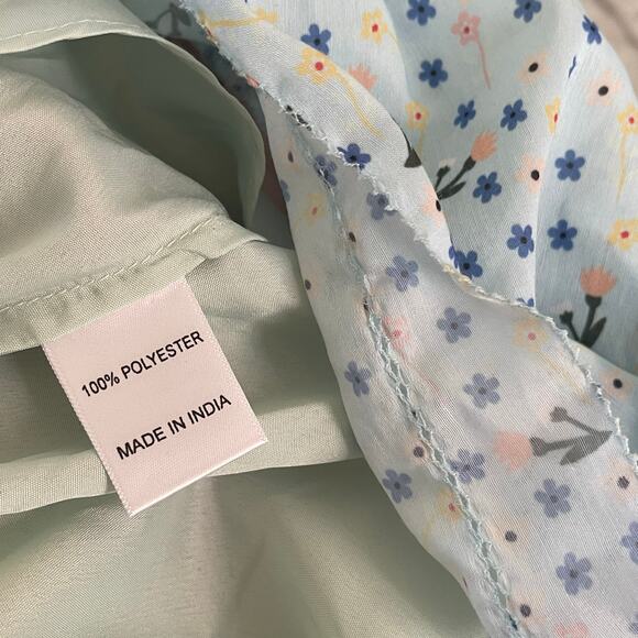 NWT Ivy City Co Emily Spring Patchwork Dress Milkmaid Cottagecore Size Medium - Picture 10 of 12